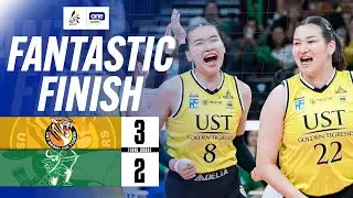 UST&rsquo;s THRILLING FINISH against DLSU | UAAP SEASON 87 WOMEN&rsquo;S VOLLEYBALL