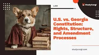 Конституция США против Конституции Джорджии: права, структура и процессы внесения поправок &mdash; прим...