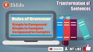 Transformation of sentences | Learn Fluent English | EkEdu