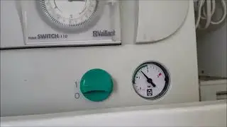 How to top up the water pressure on a Vaillant boiler