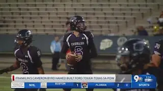 Franklin's Cameron Byrd named Built Ford Tough Texas 6A Player of the Week