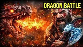 God Of War 4 Dragon Attack Scene 🐲 Kratos vs Beast | Ultra High Graphics RTX 2060