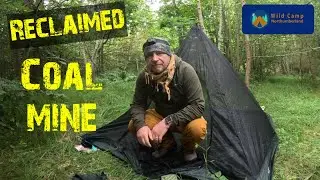 ДИКИЙ КЕМПИНГ на старой угольной шахте | Пирамидальная палатка DD #wildcampinguk #campcooking #ou...