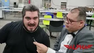 #alphaprowrestling #AlphaD2D Post Show Interview With #theoverlord #manos
