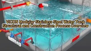 How VICON Builds Modular Stainless Steel Water Tanks | Wildfire & Home Protection System