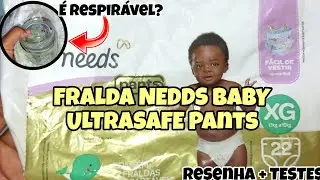 NEDDS BABY ULTRASAFE PANTS DIAPERS 🥰 REVIEW + TESTS / SUELEN OLIVEIRA