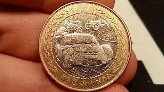 IOM 1998 &pound;2 COIN - 35 YEARS ANNUAL RALLY Commemorative &pound;2 Coin 1998