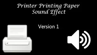 Printer Printing Sound Effect 2