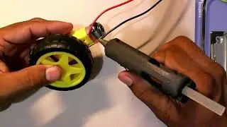 connect the wire to an arduino gear motor