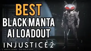 Injustice 2 | ЛУЧШИЙ ИИ-комплект Black Manta [Мультивселенная]