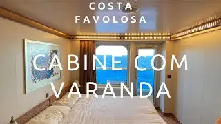 Cruzeiro Costa favolosa: Como é a cabine com varanda?