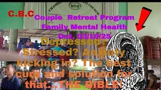 Halleuia Couple retreat program#C.B.C Family mental health#Sangma mix volg