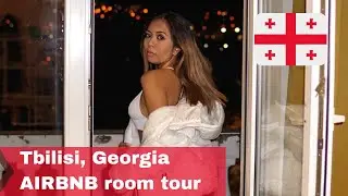 2 balconies and a fireplace for $22/night! | Airbnb Room Tour | Tbilisi, Georgia