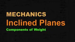 MECHANICS: Inclined Planes 1 | Components of Weight