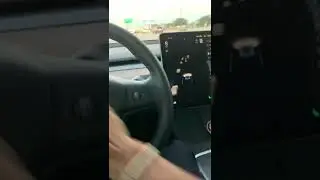 How to turn on your blind spot detection system on a Tesla. #tesla #teslamodel3  #ev #cars