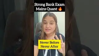 How to Strong Mains Quant For Bank Exam 2025 #sbiclerk #ibpspo #rrbpo #lic #ibpsclerk #di #shorts
