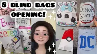 Opening 8 Cute and Fun Blind Bags Compilation!