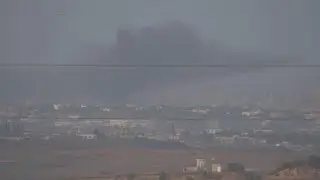 Smoke rises into Gaza morning sky as Israeli offensive continues