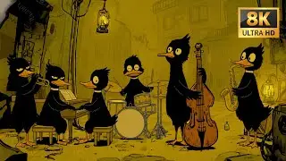 Rainy Caf&eacute; Noir &mdash; Soft Swing Rhodes, Brushed Drums | Productive Work & Study Flow Set