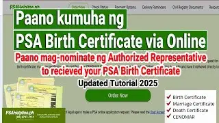 Paano kumuha ng PSA Birth Certificate via Online sa PSAhelpline.ph