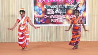 Bharatanatyam ( பரதநாட்டியம் ) - ADHITYA NURSERY & PRIMARY SCHOOL Pandikovil Street Uthangudi