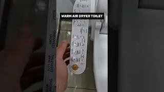 ▶️Enjoy a warm seat and built-in dryer!