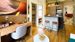 🤩 TOUR PELO APARTAMENTO DECORADO DE 37m&sup2; NO MANHATTAN SHOPPING EM &Aacute;GUAS CLARAS