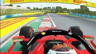 NEW 2021 SF-21 FERRARI FREE MOD | Carlos sainz onboard and visor cam at the Hungaroring