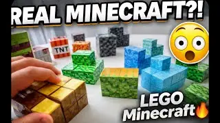 LEGO Minecraft Blocks | Satisfying Build 😍