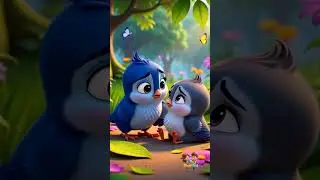 Cute Colorful Birds Learn Kindness 🐦🌈 | Kids Short Story #shorts