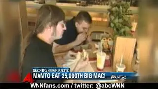 Man to Eat 25,000th Big Mac