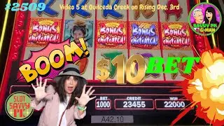 BOOM BOOM. Amazing WIN on HIGHER BETS, #triplefortunedragonrising ,#SlotMachines,
