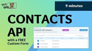 How to Add Contacts on a Wix Website | Velo Tutorial | Wix Contacts API