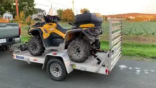 Best ATV UTV tie down setup - Shock Straps. No more loose straps!