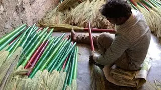 How its Made - Grass Broom Stick/ Thudaipam/ Sweeping Stick