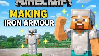 AAJ IRON ARMOUR BANA LIYA #minecraft #viralvideo 