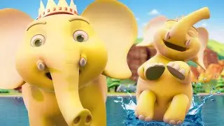 Hathi Raja, हाथी राजा, Poem for Children In Hindi by Chikoo Tv