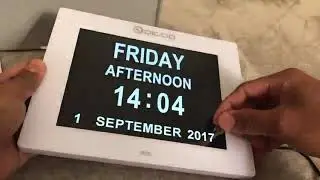 DIGOO DG K8 Digital Calendar Day Clock is a great calendar clock alarm clock!