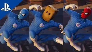 MCU FANTASTIC 4 BOMBASTIC BAGMAN SUITS SHOWCASE | SPIDER-MAN MODS