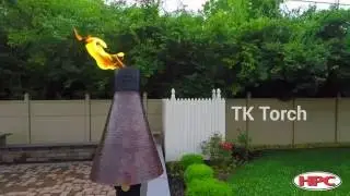 Outdoor Fire Feature - Gas Tiki Torch