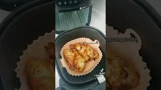 silicone airfreyer basket🔥😯 #kitchen #chicken #kitchengadgets #airfryer