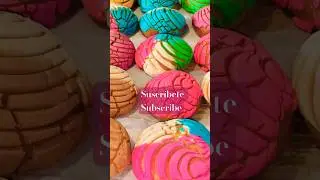 #pandulce #sweetbread #pan dulce Mexico conchas #sweet Mexican bread with sugary topping