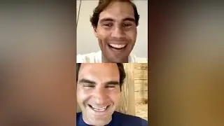 Rafael Nadal 🔷 Instagram Live with Roger Federer & Andy Murray