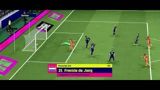 Belanda VS Belanda Efotball Gol cantik