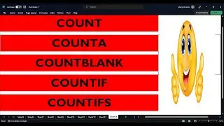 All COUNT Function in one Video / COUNT , COUNTA , COUNTBLANK , COUNTIF ,COUNTIFS