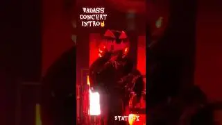 Creepy concert intro🤘 #concert #creepy #music #metal #horror #subscribe