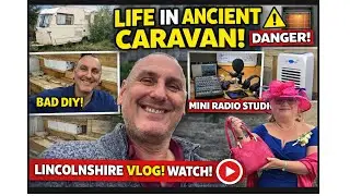 Life Around My Old Caravan 🚐 | Weeding, Bad DIY, Gas Heater Risks & a Gift for My Sister