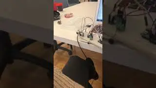 Testing vibration motor with adafruit haptic driver and ultrasonic sensor