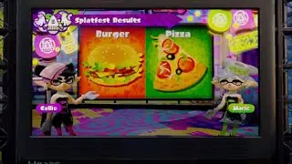 Splatoon - Splatfest! Pizza versus Burgers Results!