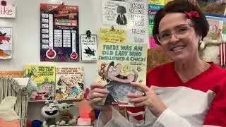 There Was An Old Lady 👵 Who Swallowed A 🐣Chick!🐥 By Lucille Colandro & Illustrated By Jared Lee